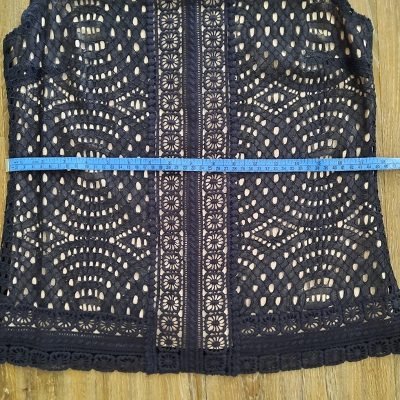 DEX Navy Lace Shirt - Picture 7 of 7